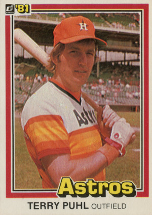 1981 donruss baseball 24 terry puhl