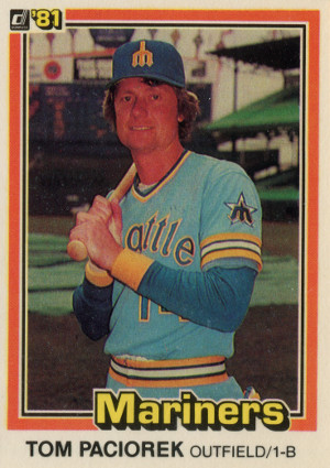 1981 donruss baseball 408 tom paciorek
