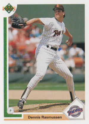 1991 upper deck baseball 230 dennis rasmussen