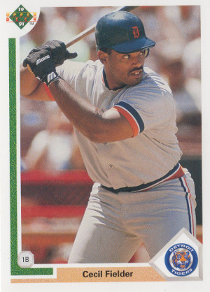1991 upper deck baseball 244 cecil fielder