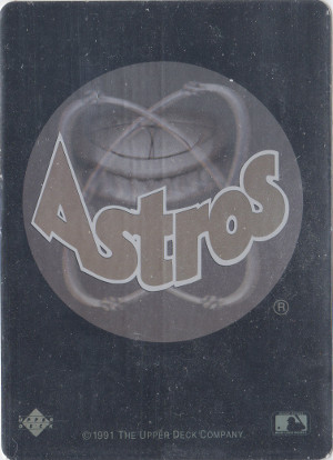 1991 upper deck baseball 3 d team logo hologram astros