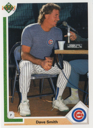1991 upper deck baseball 704 dave smith