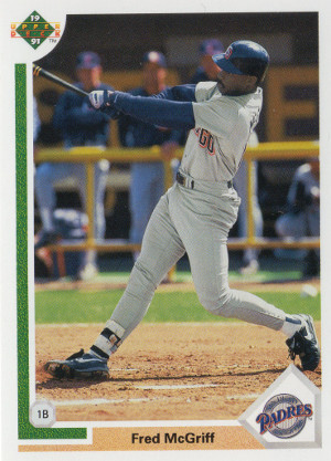 1991 upper deck baseball 775 fred mcgriff