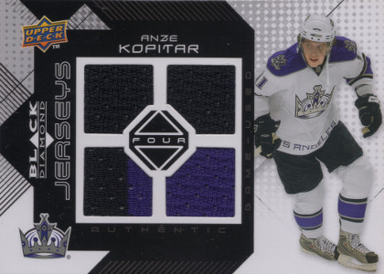 2008 09 upper deck black diamond hockey bdj ak anze kopitar