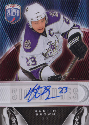 2009 10 upper deck be a player hockey s db dustin brown