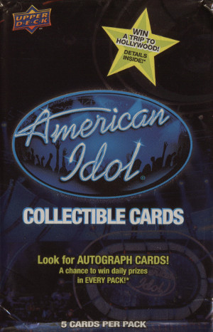 2009 upper deck american idol season 8 retail pack