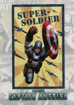 2011 upper deck captain america the first avenger p 3 captain america