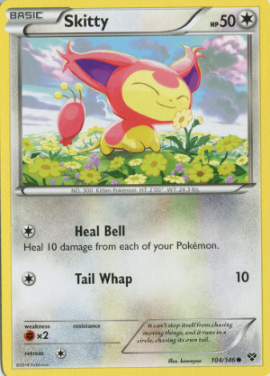 2014 pokemon trading card game xy 104 skitty