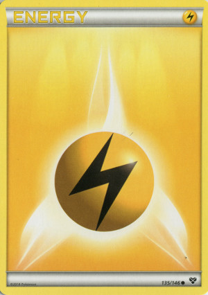 2014 pokemon trading card game xy 135 lightning energy