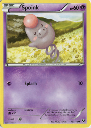 2014 pokemon trading card game xy 49 spoink