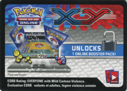 2014 pokemon trading card game xy code card