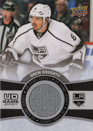 2015 16 upper deck series 1 hockey gj dd ud game jersey drew doughty
