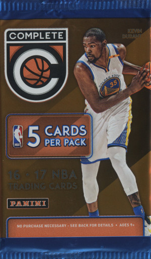 2016 17 panini complete basketball retail pack kevin durant