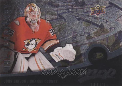 2016 17 upper deck mvp hockey nhl territory 301 john gibson