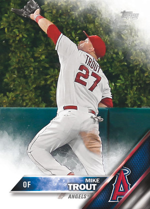 2016 topps series 1 baseball 1 mike trout