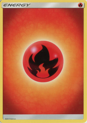 2017 pokemon tcg sun moon fire energy