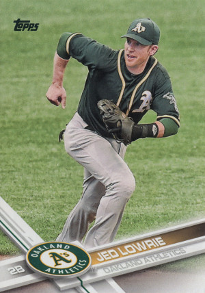 2017 topps series 2 baseball 578 jed lowrie