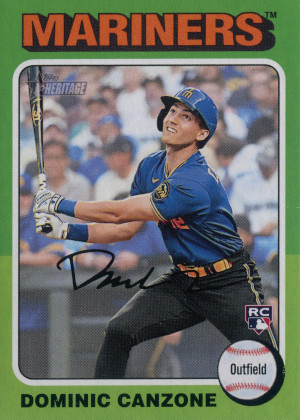 2024 topps heritage baseball 426 dominic greene canzone