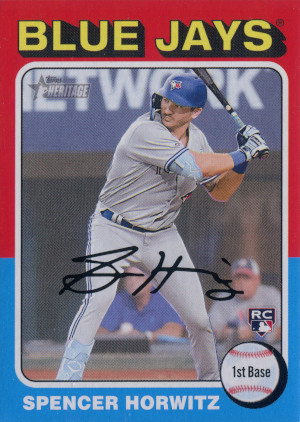 2024 topps heritage baseball 452 spencer elliott horwitz