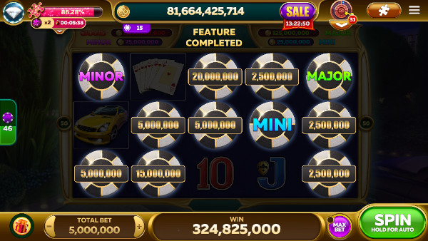 infinity slots vegas lightning major minor mini jackpot 324 million win