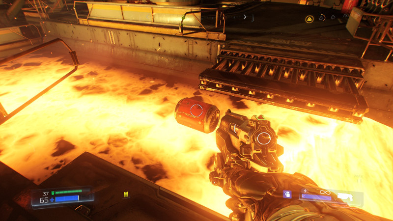 doom 2016 barrel didnt explode