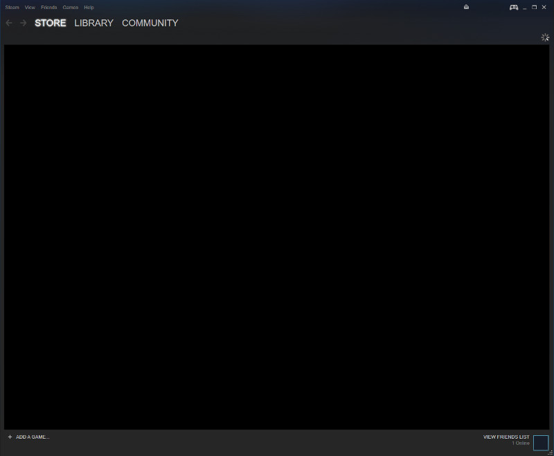 steam client lagging with blank pages 01