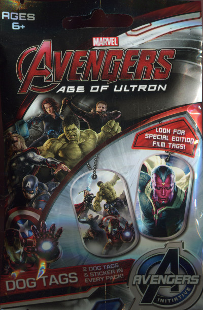 2015 bullsitoy marvel avengers age of ultron dog tags mystery bag