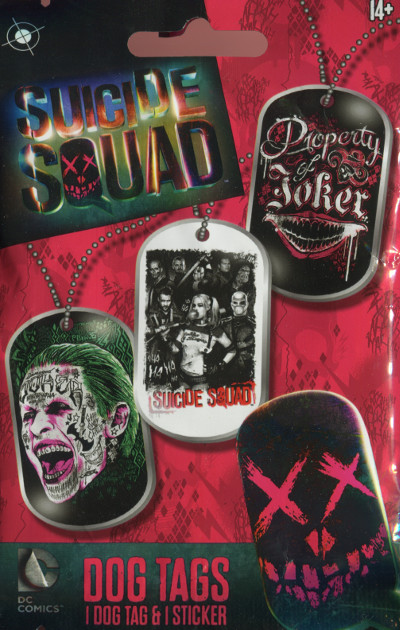2016 bullsitoy suicide squad dog tags mystery bag