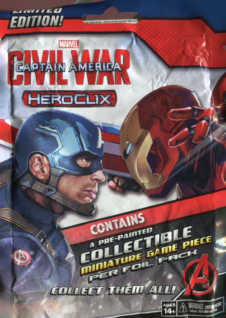 2016 marvel heroclix captain america civil war mystery bag