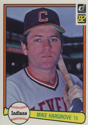 1982 donruss baseball 389 mike hargrove