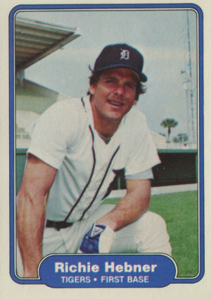 1982 fleer baseball 268 richie hebner