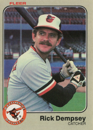1983 fleer baseball 58 rick dempsey