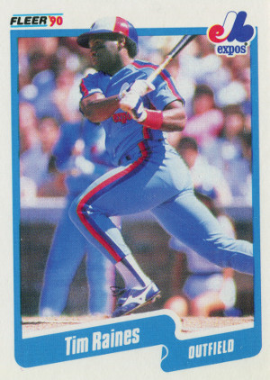 1990 fleer baseball 359 tim raines
