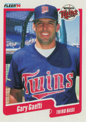 1990 fleer baseball 373 gary gaetti