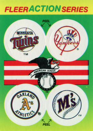 1990 fleer baseball fleer action series mnos
