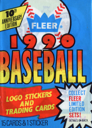 1990 fleer baseball retail pack break