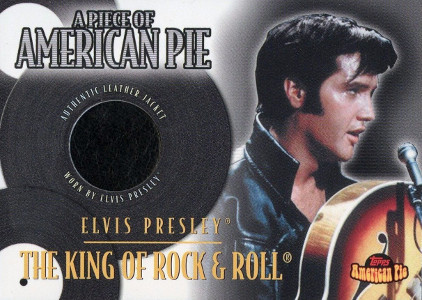 2001 topps american pie papm3 a piece of american pie elvis presley