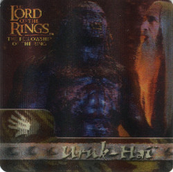 2002 artbox the lord of the rings the fellowship of the ring action flipz 41 uruk hai