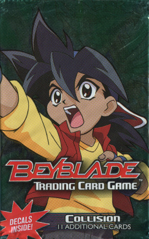 2003 decipher beyblade collision booster pack