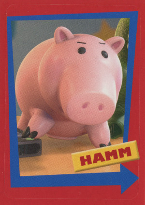 2010 topps toy story fun packs sticker 3 hamm