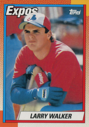 2010 topps update series baseball cmt155 larry walker