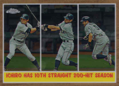 2011 topps heritage chrome c109 ichiro