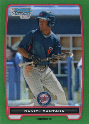 2012-bowman-chrome-baseball-green-refractor-bcp-134-daniel-santana