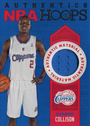 2013 14 panini nba hoops basketball authentics memorabilia 99 darren collison