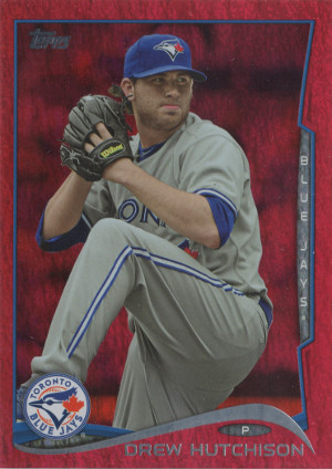2014-topps-series-2-baseball-red-hot-foil-486-drew-hutchison