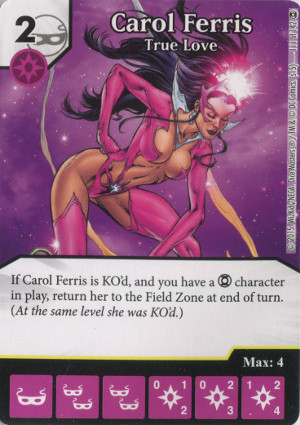 2015 dc comics dice masters war of light rare 111 carol ferris true love