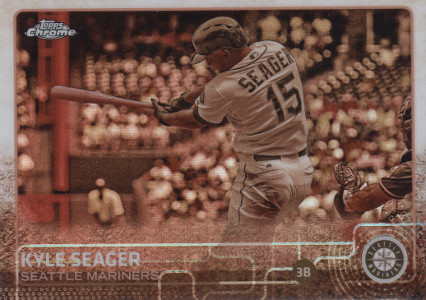 2015-topps-chrome-baseball-sepia-refractor-188-kyle-seager