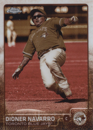 2015-topps-chrome-baseball-sepia-refractor-70-dioner-navarro