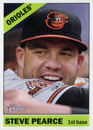 2015 topps heritage baseball 115 steve pearce