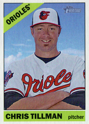 2015 topps heritage baseball 126 chris tillman
